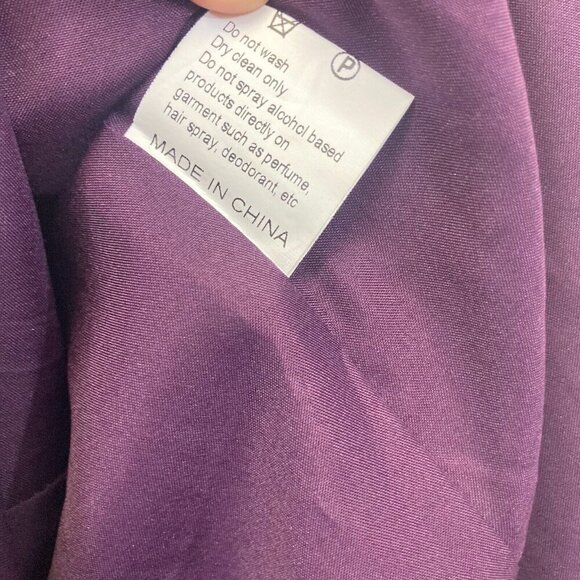 NEW Bari Jay Ballgown Formal Dress Sz 10 Formal Bridesmaid Prom Gown Purple NWT - Picture 8 of 16
